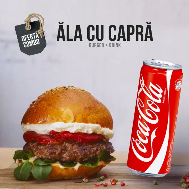 Combo 2 x Ăla cu Capră + 2 x Coca-Cola