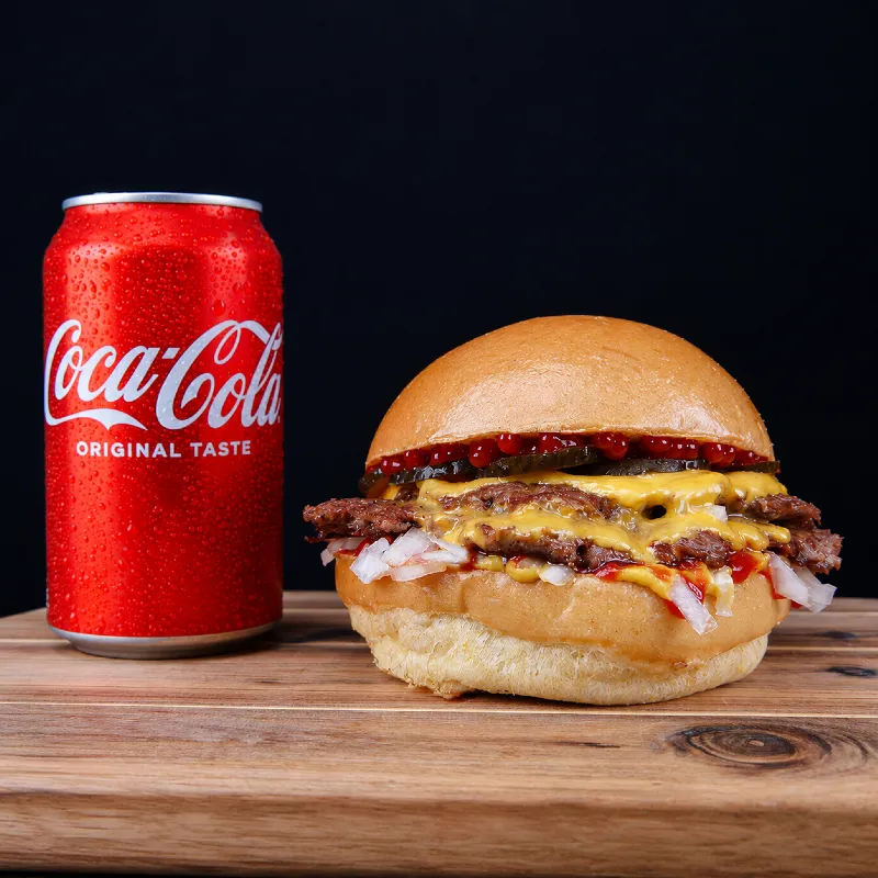 Combo Cheese Double Smash + Coca-Cola